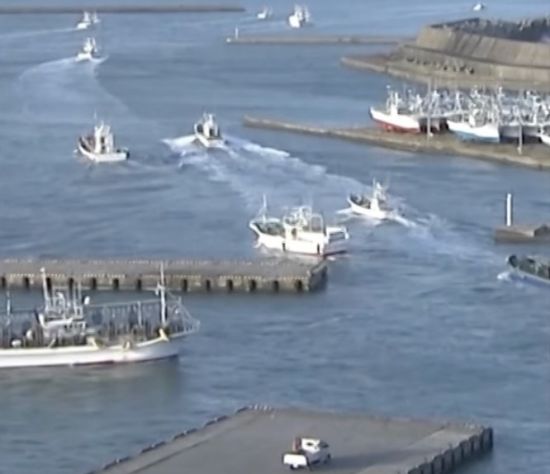 日本东北7.7级地震 北海道数十渔船“集体逃亡” 专家：驶向大海风险高