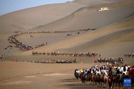 甘肃敦煌：景区智慧调度迎暑期旅游高峰