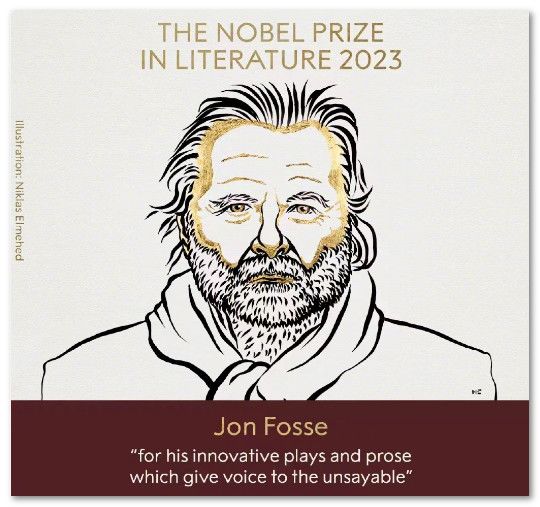 2023诺贝尔文学奖：挪威小说家乔恩‧福斯获奖
