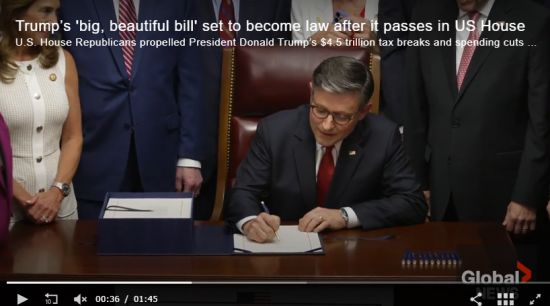 美众议院表决通过大而美法案 特朗普：将举行庆祝活动 一文掌握法案争议焦点